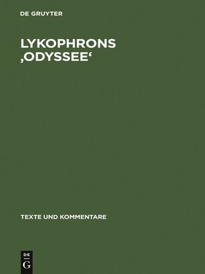 cover image of Lykophrons 'Odyssee'